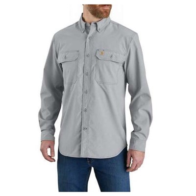 - Carhartt Men's 105291 Force Relaxed Fit Steel Lightweight Long-Sleeve Button Down Shirt