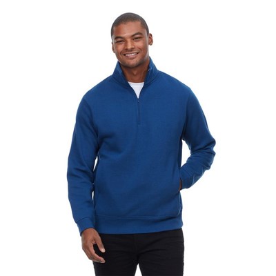 - Threadfast Apparel 320Q Ultimate Fleece Quarter-Zip Sweatshirt NVY