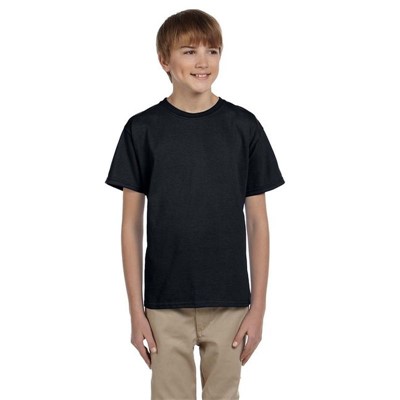 - Fruit of the Loom 3931B Youth HD Cotton T-Shirt BLK