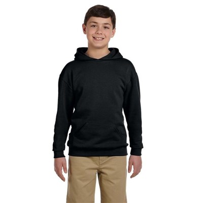 Sweatshirt Youth Hooded Pullover BLK LG - CMG-996Y-BLK-LG