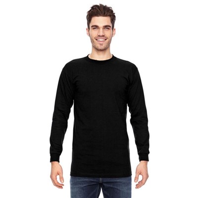 - Bayside BA6100 Black Unisex Heavyweight Long Sleeve T-Shirt