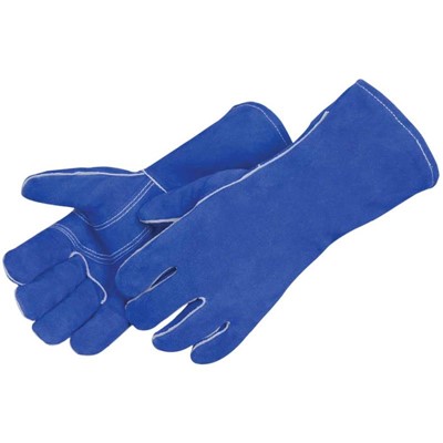 Gloves Cowhide Welding BLU - GWD-7344