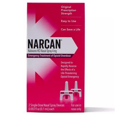 Narcan Nasal Spray 4mg 2/pk - JMQ-35302