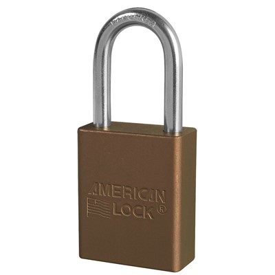 Master Lock Anodized Brown Aluminum Safety Padlock A1106-BRN