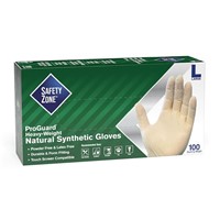 Gloves Synthetic 5mil PF NAT LG - GVY-GVP9-LG-1-SY